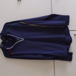 Ralph Lauren Blue Jacket with Red and Green Trim